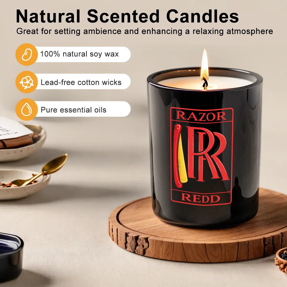 Double R candle