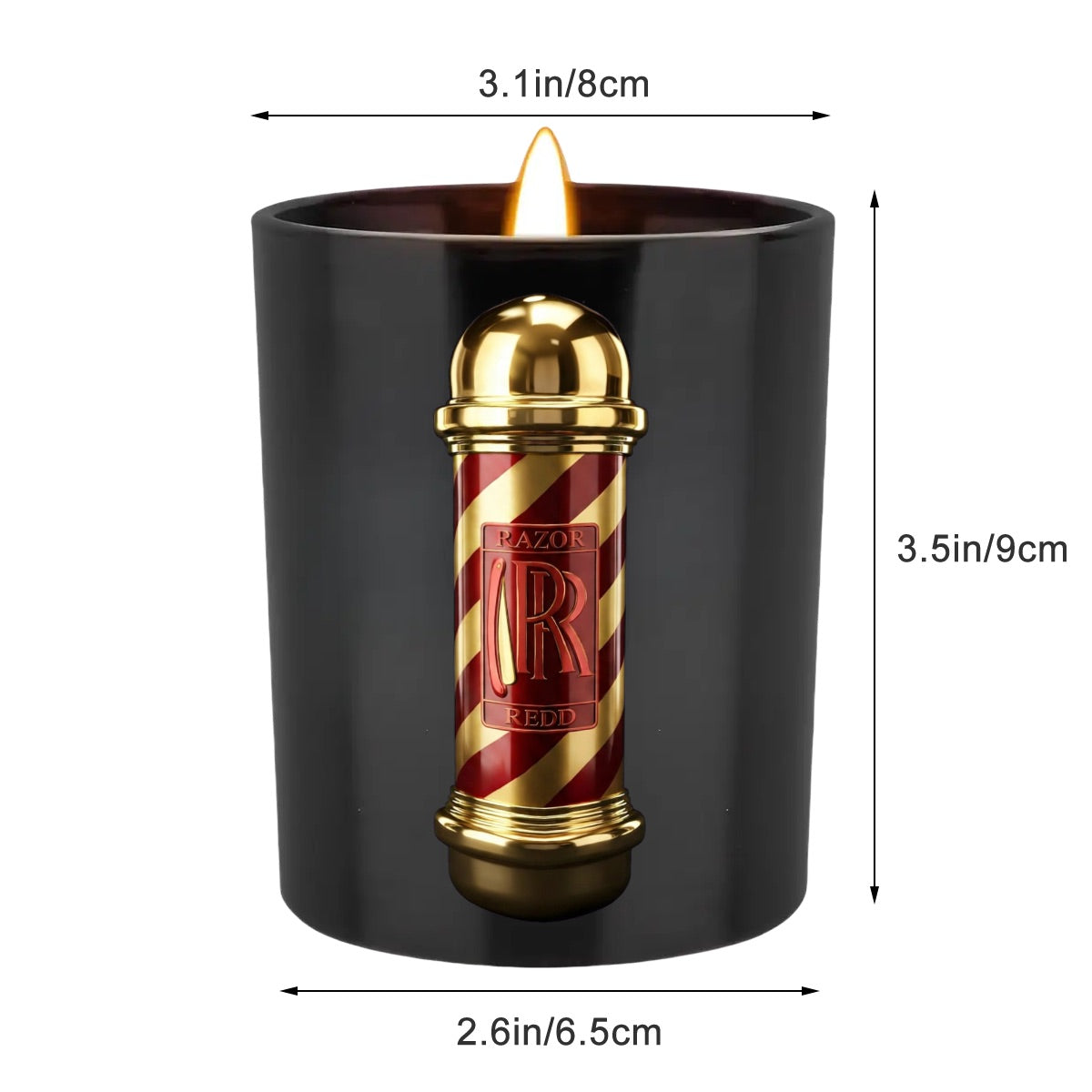 Double R Fire candle